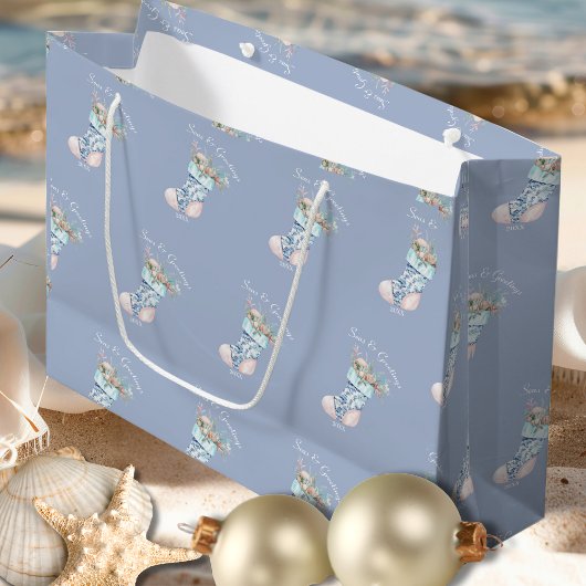 Coastal Grandma Chinoiserie Stocking Groot Cadeauzakje
