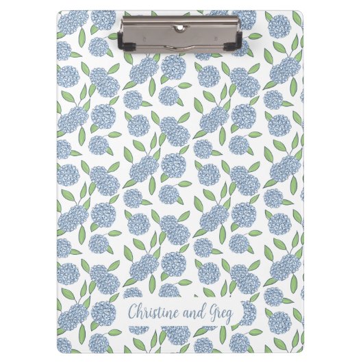 Coastal Hydrangea Wedding Planner Routebeschrijvin Klembord (Voorkant)