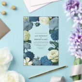 Coastal Juniper, Tidal Foam & Deep Reef Blue Acryl Uitnodigingen (Insitu (Huwelijk))