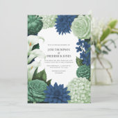 Coastal Juniper, Tidal Foam & Deep Reef Blue  Kaart (Staand voorkant)