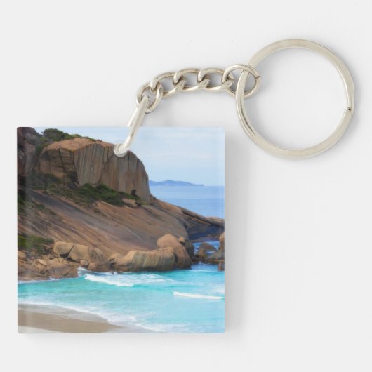 Coastal Landscape Sleutelhanger (Achterkant)