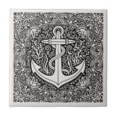 Coastal Life Series Anchor B & W D1208 Tegeltje (Voorkant)