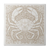 Coastal Life Series Crab Blue D1208 Tegeltje (Voorkant)