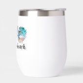 Coastal Life Tumbler - Vrede, Liefde en Strand (Links)