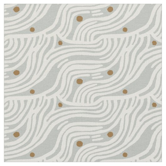 Coastal lines Earthy Minimalist sage blue Stof (Close Up)
