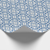 Coastal Lotus Tegel Pattern - De Witte Lotus Cadeaupapier (Hoek)