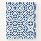 Coastal Lotus Tegel Pattern - De Witte Lotus Notitieboek (Achterkant)