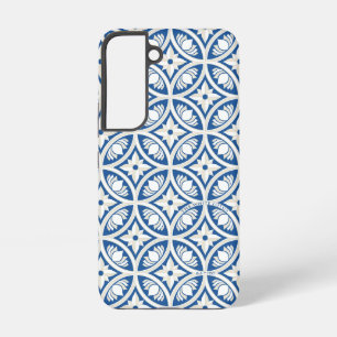 Coastal Lotus Tegel Pattern - De Witte Lotus Samsung Galaxy Hoesje