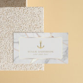 Coastal Luxury Visitekaartje – wit marmeren design