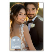 Coastal Meadow Chic Childhood Pic Table Kaart (Achterkant)