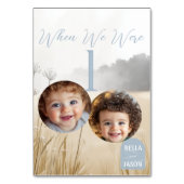 Coastal Meadow Chic Childhood Pic Table Kaart (Voorkant)