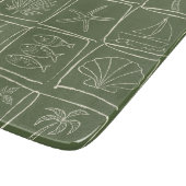 Coastal Mediterranean Faux Tile Olive Grove Snijplank (Hoek)