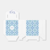 Coastal Mediterranean Tile Bridal Shower Thank You Bedankdoosjes (Uitgevouwen)