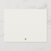 Coastal Miami Beach Palm Tree Trouwgegevens Informatiekaartje (Achterkant)