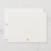 Coastal Miami Beach Palm Tree Waterverf Bruiloft RSVP Kaartje (Achterkant)