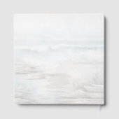 Coastal Minimalist Seaside Gastenboek (Achterkant)