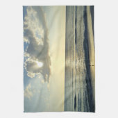 Coastal Morning Over Still Waters Theedoek (Verticaal)