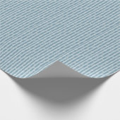 Coastal Nautical Pattern | Blue Sea Shell & Seahor Cadeaupapier (Hoek)