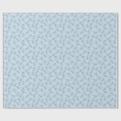 Coastal Nautical Small Anchors Tossed on Soft Blue Cadeaupapier (Vlak)