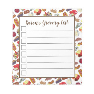 Coastal New England Foods Northeast America USA Notitieblok