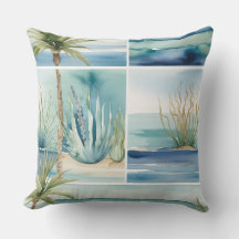 Coastal Oasis Waterverf Decor