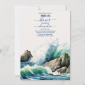 Coastal Ocean Beach Vrijgezellenfeest Kaart (Voorkant)