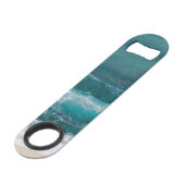 Coastal Ocean Wave Nautical Photo Bottle Opener Speed Flessenopener (Achterkant Gekanteld)
