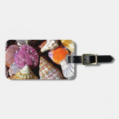 Coastal Ocean Zee Shell-patroon Bagagelabel (Voorkant horizontaal)