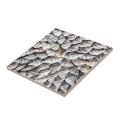 Coastal Ocean Zee Shell-patroon Tegeltje (Zijkant)