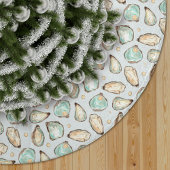 Coastal Oyster Shell Pattern Kerstboom Rok