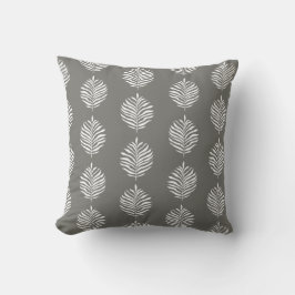 Coastal Palm Leaf Pattern Foghorn Kussen