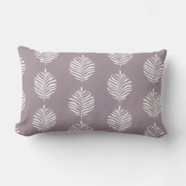 Coastal Palm Leaf Pattern Sea Fog Kussen
