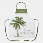 Coastal Palm Tree Personalized Schort (Voorkant)
