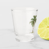 Coastal Palm Tree Personalized Shot Glas (Links)