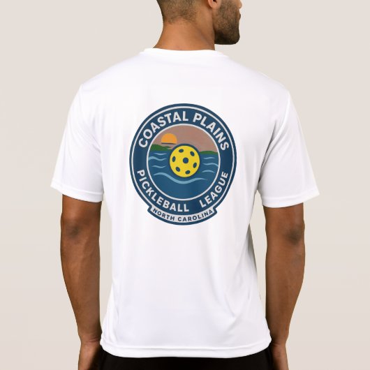 Coastal Plain Pickleball League T-shirt (Achterkant)