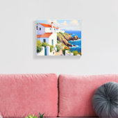 Coastal Portugal Canvas Print (Insitu (Woonkamer))