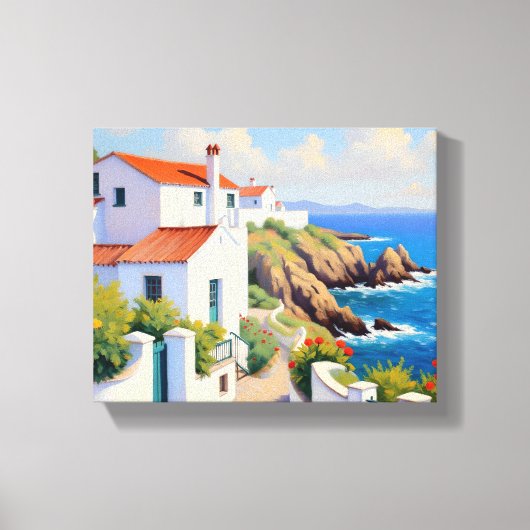 Coastal Portugal Canvas Print (Voorkant)