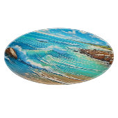 Coastal Rock Scene Design Snijplank (Hoek)