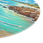 Coastal Rock Scene Design Snijplank (Hoek)