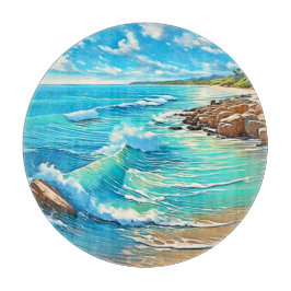 Coastal Rock Scene Design Snijplank