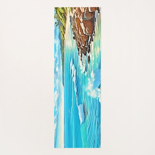 Coastal Rock Scene Design Yogamat (Achterkant)