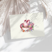 Coastal Roze Cowgirl Vrijgezellenfeest Behuizing k RSVP Kaartje