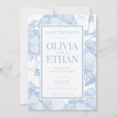 Coastal Save the Date Kaart (Voorkant)