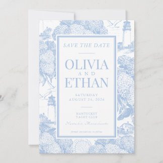 Coastal Save the Date Kaart