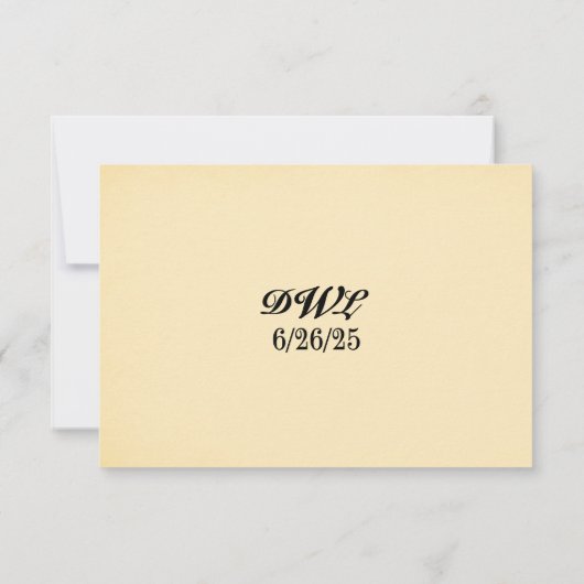 Coastal Seascape QR Code RSVP Card (Achterkant)