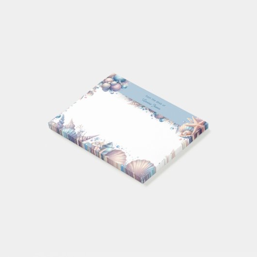 Coastal Seashell Beach  Post-it® Notes (Schuin)