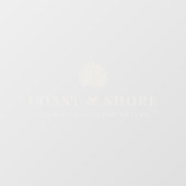 Coastal Seashell Brand Logo Raamsticker (Vel)