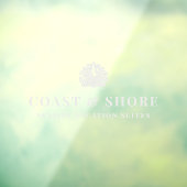 Coastal Seashell Brand Logo Raamsticker (Vel 3)