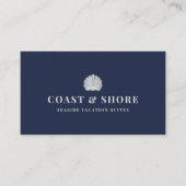 Coastal Seashell Brand Logo Visitekaartje (Voorkant)