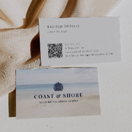 Coastal Seashell Brand Logo Visitekaartje